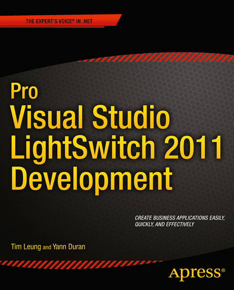 Pro Visual Studio LightSwitch 2011 Development - Tim Leung, Yann Duran