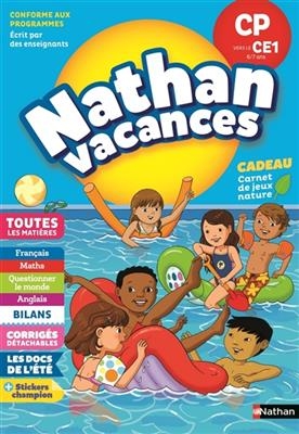 Nathan vacances, CP vers le CE1, 6-7 ans : toutes les matières