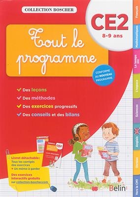 Tout le programme : CE2, 8-9 ans : conforme au nouveau programme -  BOSCHER 2016