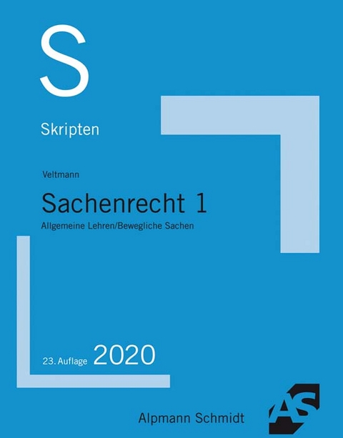 Skript Sachenrecht 1 - Till Veltmann