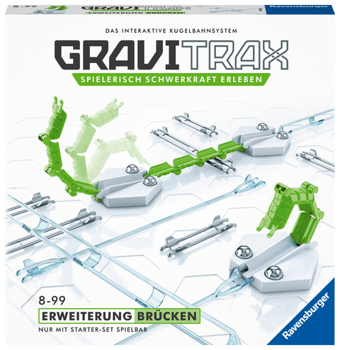 Ravensburger GraviTrax Kugelbahn - Erweiterung Brücken 26120, für Kinder ab 8 Jahren und Erwachsene