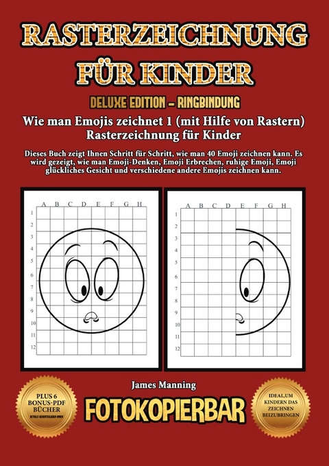 Wie man Emojis zeichnet 1 (mit Hilfe von Rastern) Rasterzeichnung für Kinder - James Manning