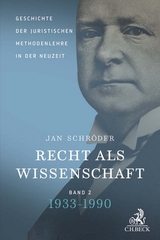 Geschichte der juristischen Methodenlehre in der Neuzeit - Schröder, Jan