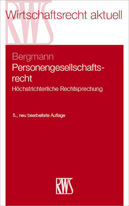 Personengesellschaftsrecht - Alfred Bergmann