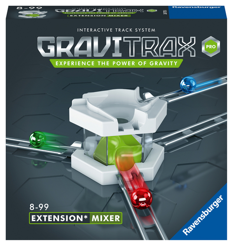 Ravensburger GraviTrax PRO Erweiterung Mixer - Ideales Zubehör für spektakuläre Kugelbahnen, Konstruktionsspielzeug für Kinder ab 8 Jahren