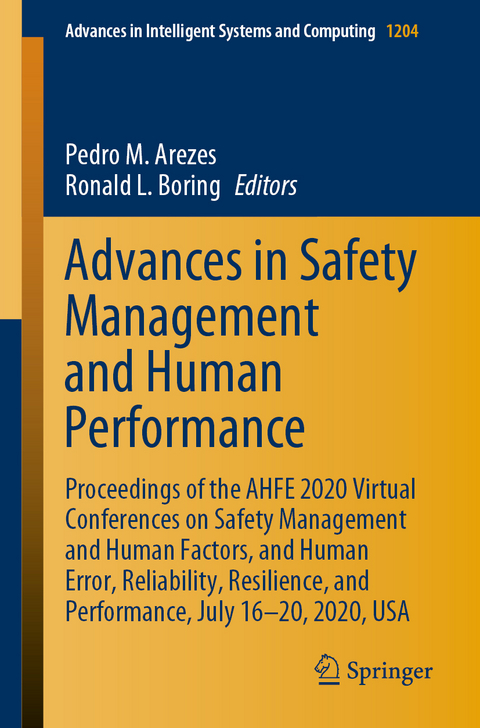 Advances in Safety Management and Human Performance - 