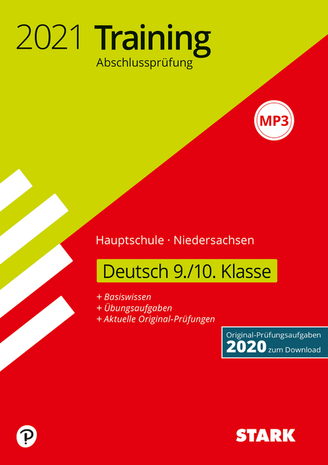 STARK Training Abschlussprüfung Hauptschule 2021 - Deutsch 9./10. Klasse - Niedersachsen