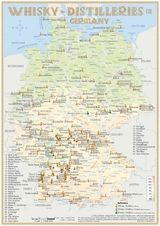 Whisky Distilleries Germany-Austria-Switzerland - Tasting Map - Rüdiger Jörg Hirst