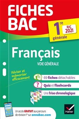 Français voie générale, 1re générale : bac 2021