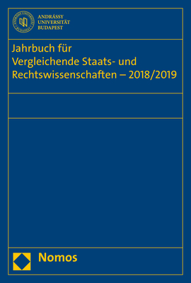 Jahrbuch für Vergleichende Staats- und Rechtswissenschaften - 2018/2019 - 