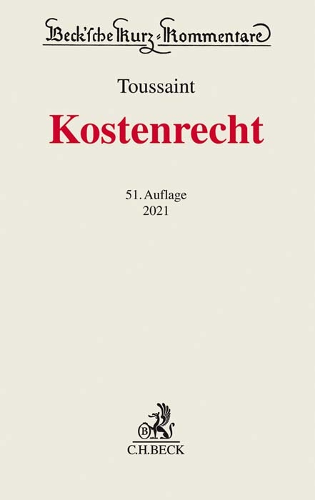 Kostenrecht - 