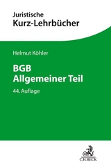 BGB Allgemeiner Teil - Köhler, Helmut; Lange, Heinrich