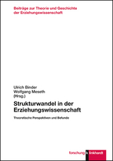 Strukturwandel in der Erziehungswissenschaft - 