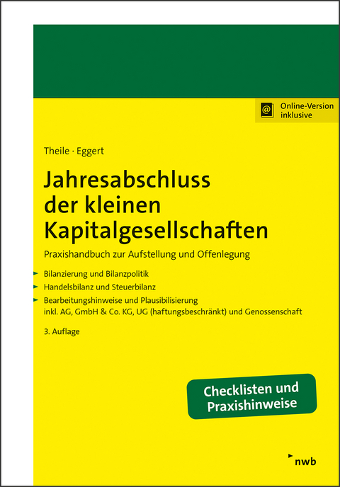 Jahresabschluss der kleinen Kapitalgesellschaften - Carsten Theile, Wolfgang Eggert