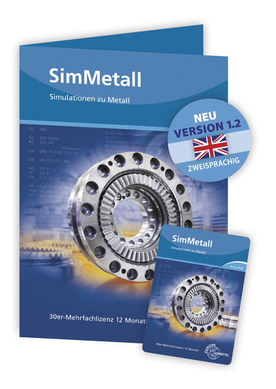 SimMetall - 1.2 - 30-er Mehrfachlizenz Freischaltcode auf Keycard - Jürgen Burmester, Josef Dillinger, Walter Escherich, Eckhard Ignatowitz, Thomas Käppel, Stefan Oesterle, Ludwig Reißler, Andreas Stephan, Reinhard Vetter, Falko Wieneke, Josef T. Wildenberg