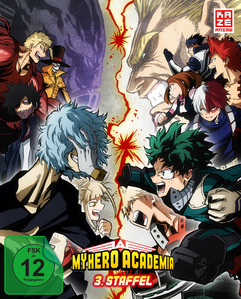 My Hero Academia - 3. Staffel - DVD 1 mit Sammelschuber (Limited Edition) - Kenji Nagasaki