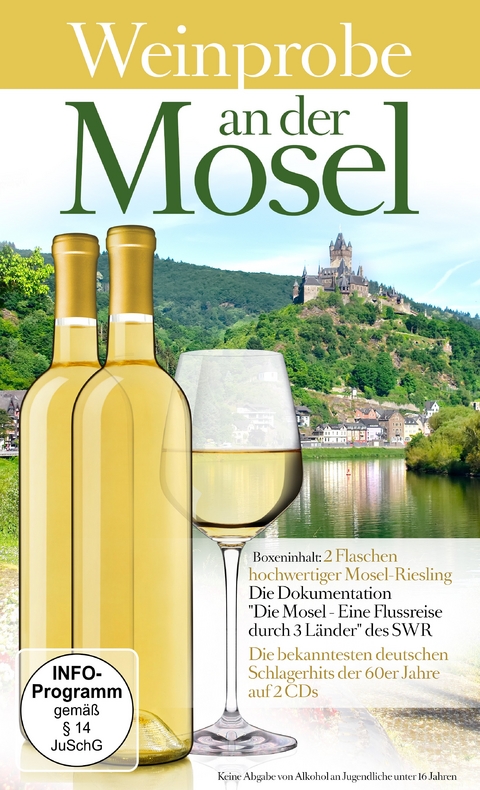 Weinprobe an der Mosel, Weinbox, 3 Audio-CDs