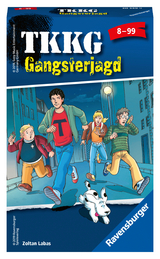 Ravensburger 20349 - TKKG Gangsterjagd, Mitbringspiel für 2-4 Spieler, Detektivspiel ab 8 Jahren, Taktikspiel, kompaktes Format, Reisespiel - Zoltan Labas