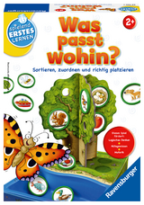 Ravensburger 24720 - Was passt wohin? - Zuordnungsspiel für die Kleinen - Spiel für Kinder ab 2 Jahren, Spielend erstes Lernen für 1-2 Spieler - 