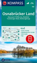 KOMPASS Wanderkarte 750 Osnabrücker Land 1:50.000