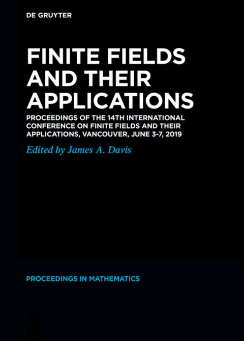 Finite Fields and their Applications - 