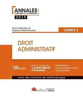 Droit administratif : licence 2 : 2019 -  POLLET-PANOUSSIS