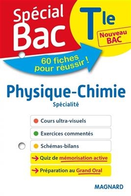 Physique chimie terminale spécialité : nouveau bac : 60 fiches pour réussir ! - Christian Mariaud