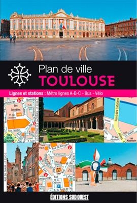 PLAN DE VILLE TOULOUSE -  MERIENNE PATRICK