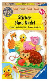 Ravensburger 18227 Be Creative Sticken ohne Nadel, DIY für Kinder ab 4 Jahren