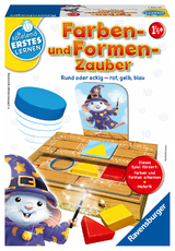 Ravensburger 24723 - Farben- und Formen-Zauber - Lernspiel für die ganz Kleinen - Farbenspiel für Kinder ab 2 Jahren, Spielend erstes Lernen, Formenspiel für 1-3 Spieler - Kai Haferkamp