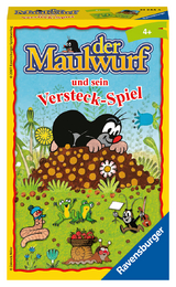 Ravensburger 23244 - Der Maulwurf und sein Versteck-Spiel, Mitbringspiel für 2-4 Spieler, Kinderspiel ab 4 Jahren, kompaktes Format, Reisespiel - Ronald Hofstätter