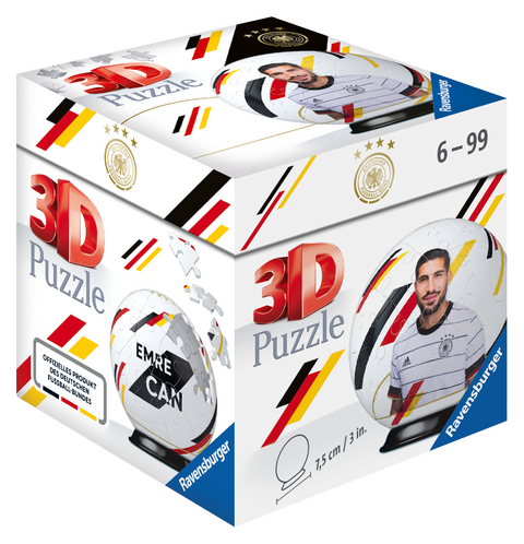 Ravensburger 3D Puzzle 11195 - Puzzle-Ball DFB Spieler - Emre Can - 54 Teile - für Fußball Fans ab 6 Jahren