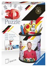 Ravensburger 3D Puzzle 11240 - Utensilo Die Mannschaft - 54 Teile - Stiftehalter für Fans der deutschen Nationalmannschaft ab 6 Jahren, Schreibtisch-Organizer für Kinder