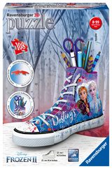 Ravensburger 3D Puzzle 12121 Sneaker Disney Frozen 2 - Praktischer Stiftehalter - 108 Teile - Schreibtisch-Organizer für Kinder ab 8 Jahren