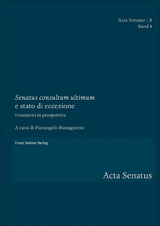 "Senatus consultum ultimum" e stato di eccezione - 