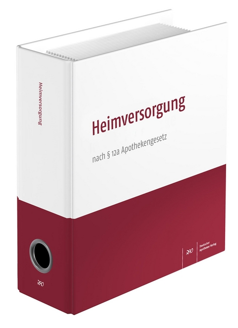 Heimversorgung nach § 12a Apothekengesetz - Hilko J. Meyer