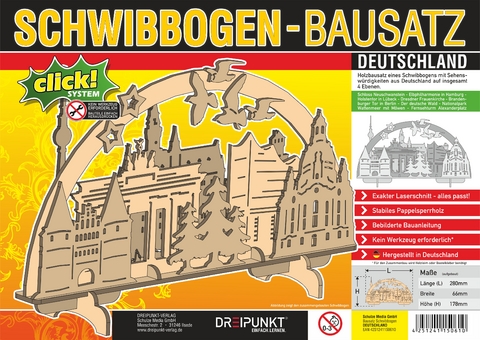 Bausatz Schwibbogen 'Deutschland' - 