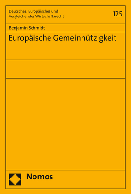 Europäische Gemeinnützigkeit - Benjamin Schmidt