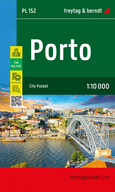 Porto, Stadtplan 1:15.000, freytag & berndt