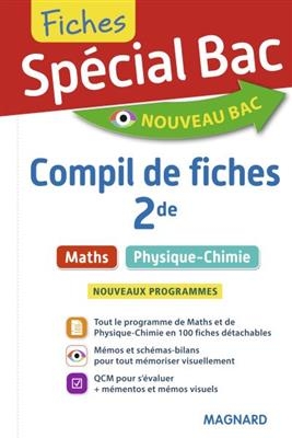 Compil de fiches 2de : nouveaux programmes, nouveau bac - Christian Mariaud, Fabrice Fortain