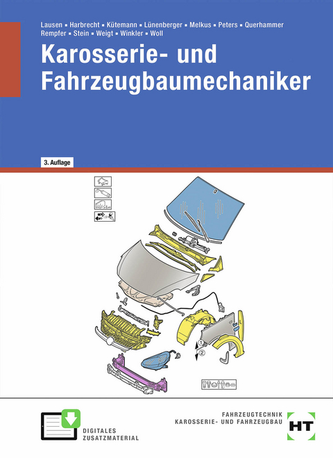 Karosserie- und Fahrzeugbaumechaniker - Patricia Harbrecht, Gerald Kütemann, Gerd Lausen, Frank Lünenberger, Peter Melkus, Manfred Peters, Martin Querhammer, René Dr. Rempfer, Wolfgang Stein, Joachim Weigt, Bernd Winkler, Eckhard Woll