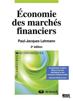 ECONOMIE DES MARCHES FINANCIERS -  LEHMANN 2E ED 2014