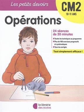 Opérations CM2, 10-11 ans : 24 séances de 20 minutes - Pierre Tribouillard