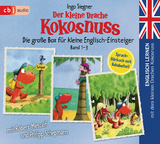 Englisch lernen mit dem kleinen Drachen Kokosnuss - Die große Box für kleine Englisch-Einsteiger (Band 1-3) - Ingo Siegner