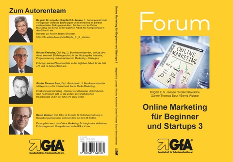 Online Marketing für Beginner und Startups / Online Marketing für Beginner und Startups 3 - Brigitte E.S. Jansen Jansen, Roland Kreische, Günter Thomas Baur, Bernd Wobser