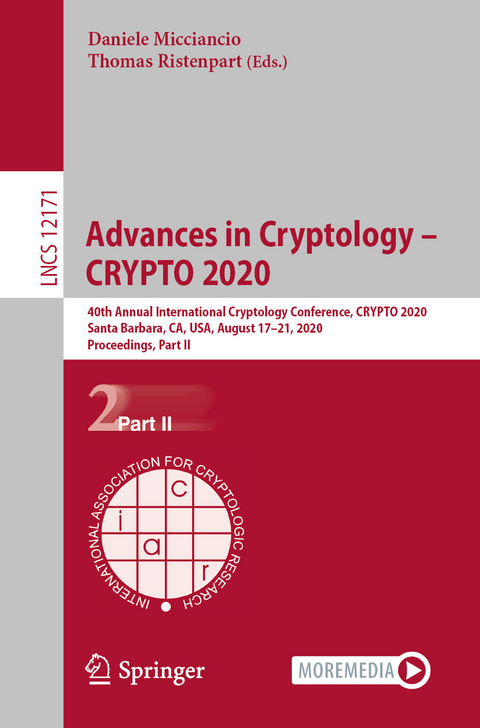 Advances in Cryptology – CRYPTO 2020 - 