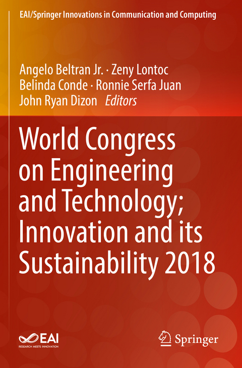 World Congress on Engineering and Technology; Innovation and its Sustainability 2018 - 