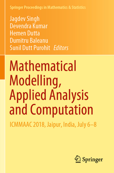 Mathematical Modelling, Applied Analysis and Computation - 