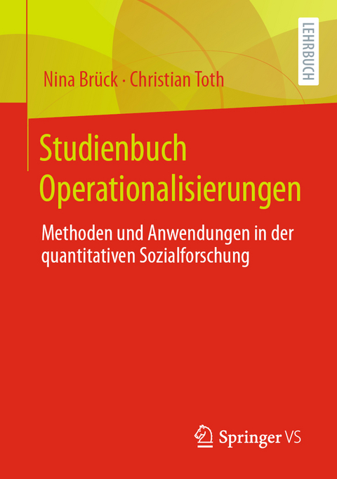 Studienbuch Operationalisierungen - Nina Brück, Christian Toth