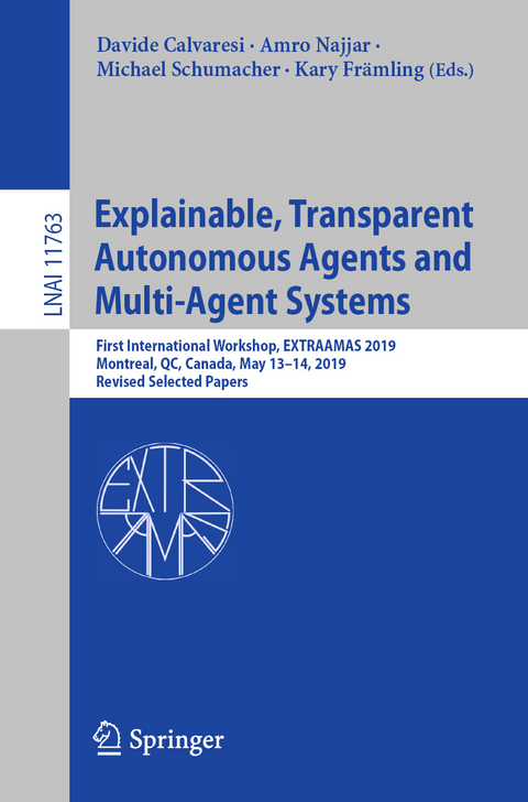 Explainable, Transparent Autonomous Agents and Multi-Agent Systems - 